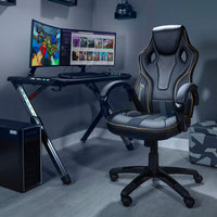 Maverick Ergonomic Office Gaming Chair - Black/Gold