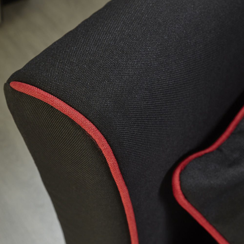 Crash Pad JR Gaming Fold Out Chair - Black/Red